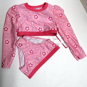 Mattel Barbie NWT Toddler Rashguard 2 Piece Set Size 2T